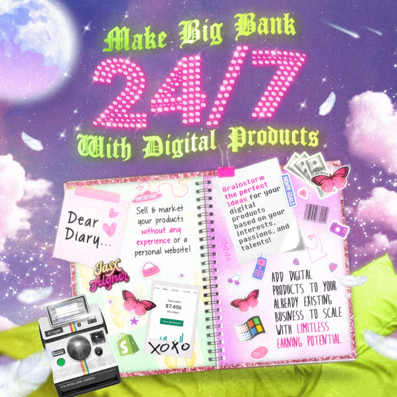 Make Big Bank 24/7 - Digital Products Webinar Replay