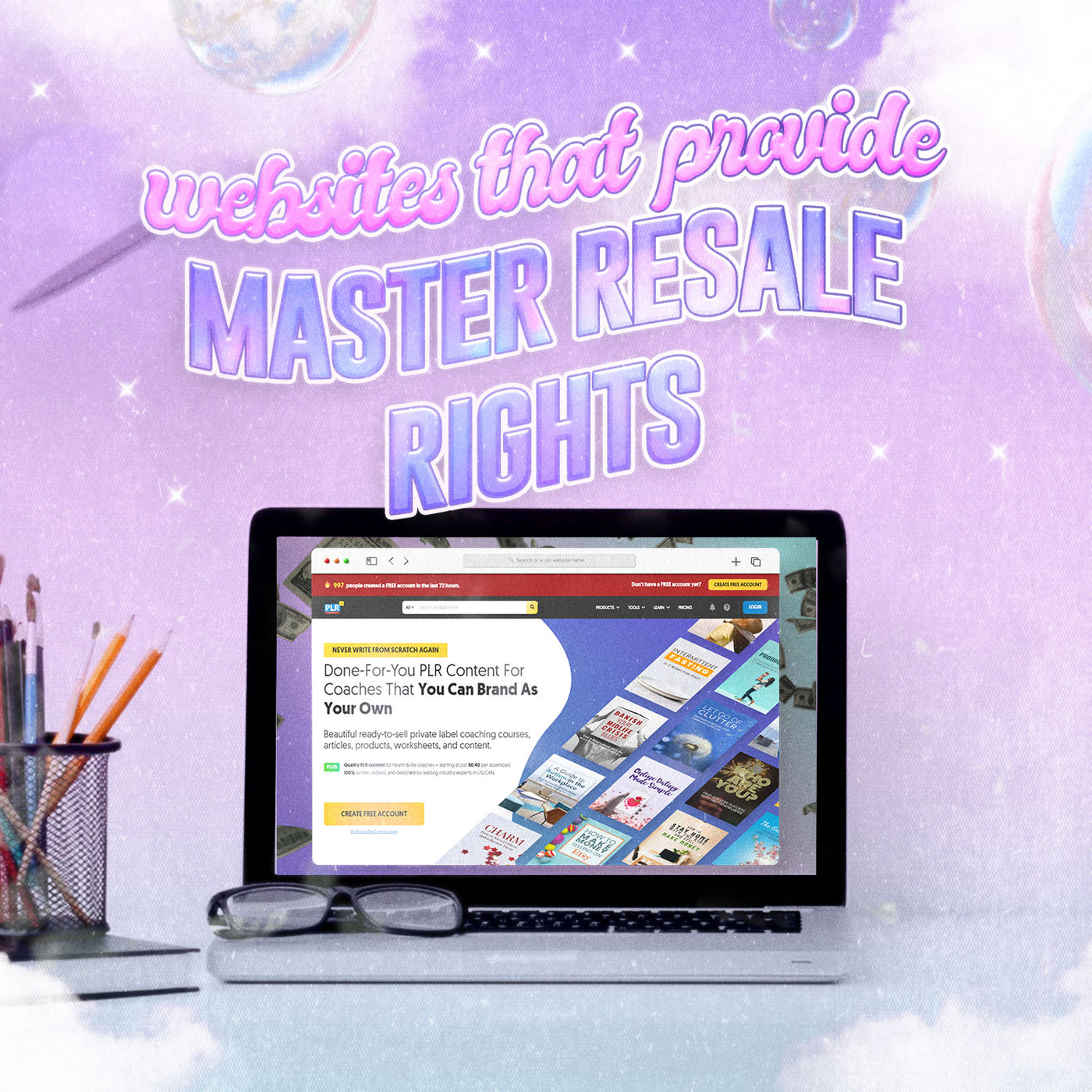 Digital Products - Master Resale Rights Websites