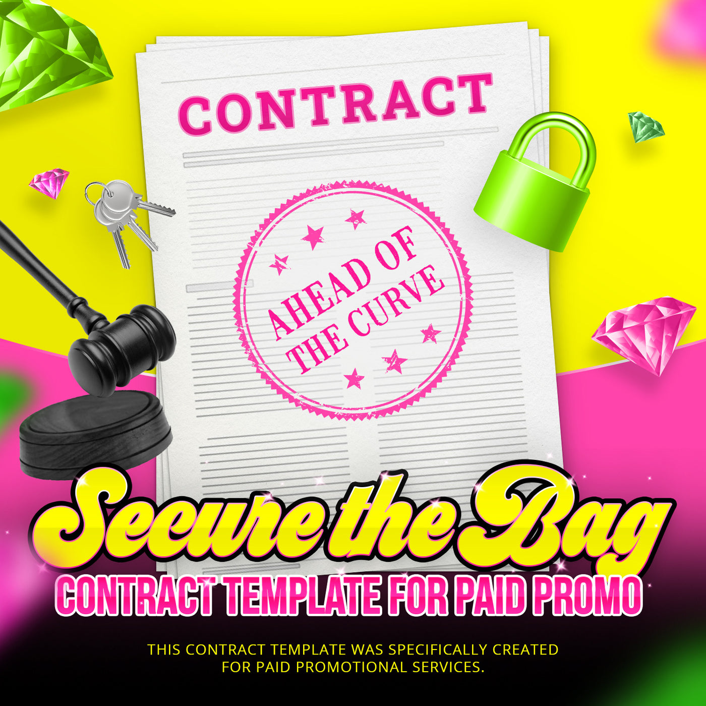 SECURE THE BAG! Contract Template For Paid Promo